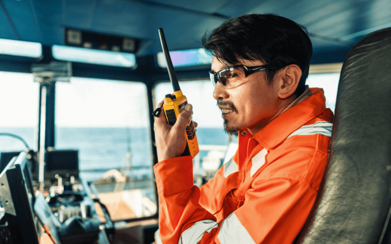 The device that assures safety at sea